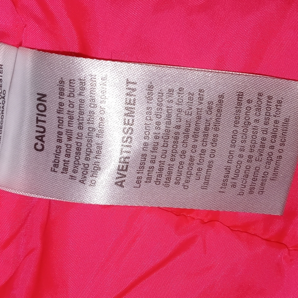 Columbia | Girls Zebra Print Puffer Jacket Size XXS 4-5 Black & Hot Pink - Picture 13 of 16